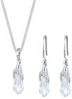 Elli Schmuckset Kristalle 925 Silber