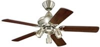 105 cm Deckenventilator Kingston 72114 mit drei Leuchten und f&uuml;nf Fl&uuml;geln,