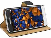 mumbi Echt Leder Bookstyle Case kompatibel mit Samsung Galaxy J3 2016 Hülle...