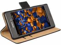 mumbi Tasche Bookstyle Case kompatibel mit Sony Xperia M4 Aqua Hülle...