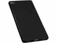 mumbi Hülle kompatibel mit Huawei P8 Handy Case Handyhülle, schwarz
