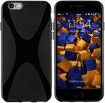 mumbi H&uuml;lle kompatibel mit iPhone 6 / 6S Handy Case Handyh&uuml;lle, schwarz