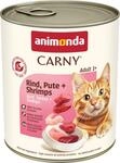 animonda Carny Katzen Nassfutter Rind + Pute + Shrimps (6 x 800g),...