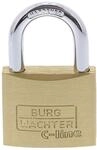 Burg W&auml;chter Vorh&auml;ngeschloss, 2er-Set, 6 mm B&uuml;gelst&auml;rke, 4 Schl&uuml;ssel, Duo 222 40
