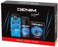 Denim Original - Herren-Pflegeset: Tripack Orig.A/S + Shower + Deo (3x400ml) -