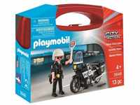 Playmobil 5648 City Action Collectable Small Police Carry Case Multicolor