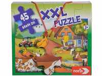 Noris 606031565 - XXL Riesenpuzzle, Urlaub auf dem Bauernhof - mit 45 Teilen