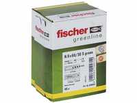 Fischer 524847 Nageldübel N GREEN 6 x 60/30 S Senkkopf, 45 Stück