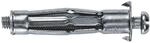 fischer HM 4 x 45 S - Hohlraum-Metalld&uuml;bel mit Schraube zum Befestigen von Bildern,