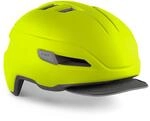 MET Corso Helm L (58-62) Fahrradhelm, Erwachsene, Unisex, Gelb (Neongelb)