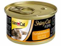 GimCat ShinyCat in Jelly Thunfisch mit Hühnchen - Nassfutter mit Fisch und...