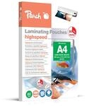 Peach Laminierfolien A4-80 mic - 100 pouches - gl&auml;nzend HighSpeed - einsetzbar in A3