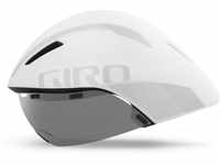 Giro Bike Unisex – Erwachsene Aerohead MIPS Fahrradhelme, White/Silver, M