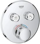 GROHE Grohtherm Smartcontrol, Duscharmatur Thermostat Unterputz (2 Absperrventile,