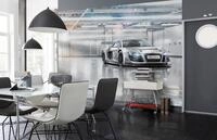 Komar Fototapete | AUDI R8 LE MANS | 368 x 254 cm | Tapete, Wand, Dekoration,