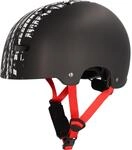 FISCHER BMX Fahrradhelm, Radhelm, Dirt Bike Helm Track, L/XL, 58-61cm, schwarz wei&szlig;,