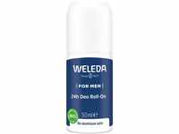 WELEDA Bio Men 24h Deo Roll-on, natürliches Naturkosmetik Deodorant mit einem...