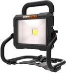 WORX WX026.9 Nitro LED Akku Arbeitsleuchte 20V &ndash; 360 Grad schwenkbarer Baustrahler