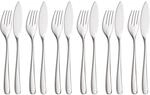 WMF Vision Fischbesteck 12 teilig, Fischset f&uuml;r 6 Personen, Fischgabel,...