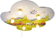 Niermann Standby 671, Deckenleuchte, Holz, mehrfarbig, 74 x 57 x 7 cm