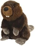 Wild Republic 10845 Pl&uuml;sch Biber, Cuddlekins Kuscheltier, Pl&uuml;schtier, 20cm