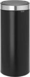 Brabantia Touch Bin New Mit Herausnehmbaren Kunststoffeinsatz, Matt Black/Matt Steel,