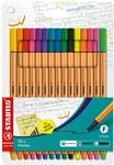 STABILO - Fineliner - point 88-15er Pack inkl. 5 Neonfarben