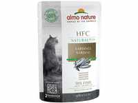almo nature HFC Natural Plus nass für Katzen - Sardinen 55g x 24 Stück, 1er...