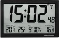 TFA Dostmann Digitale XL-Funkuhr, mit Au&szlig;en-und Innentemperatur, Wanduhr, gut