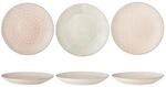 Bloomingville Teller C&eacute;cile, rosa grau, Keramik, 3er Set, 25 cm