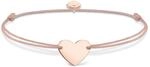 THOMAS SABO Armband Little Secret Herz 750 Ros&eacute;gold Vergoldung, 925 Sterlingsilber,