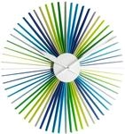 TFA Dostmann Daisy XXL Design-Wanduhr, Moderne Wanduhr, 50cm Durchmesser, bunt,