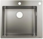 hansgrohe K&uuml;chensp&uuml;le, Einbau 450 mm f&uuml;r 600 mm Unterschrank, Chrom