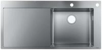 hansgrohe K&uuml;chensp&uuml;le, Einbau 450 mm mit Abtropffl&auml;che f&uuml;r 600 mm Unterschrank,