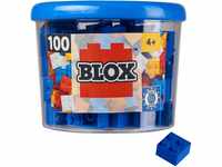 Simba 104114112 - Blox, 100 blaue Bausteine für Kinder ab 3 Jahren, 4er Steine,