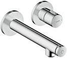 AXOR Wasserhahn Uno Select Waschtischarmatur, Unterputz, Wandmontage, 165 mm...