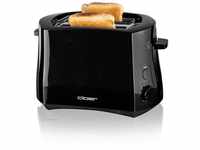 Cloer 3310 Cool-Wall-Toaster, 825 W, für 2 Toastscheiben, integrierter