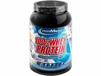 IronMaxx 100% Whey Protein Pulver - Blaubeer Käsekuchen 900g Dose 