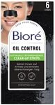 Biore 6 Tiefenreinigende Aktivkohle Clear-Up-Strips - 1 X 6 Nasenstrips -...