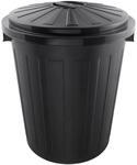 keeeper mats Supermax-Tonne mit Deckel, 50 l, Graphit-Grau | Fernhalten von...