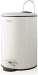 blomus Treteimer -TUBO- 3 Liter | Farbe Sand | &Oslash;17 x 24,5 cm | Abfalleimer aus