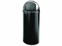 Rubbermaid Commercial Products 25 gal Polyethylene Round Marshal Classic Trash...