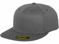 Flexfit Erwachsene Mütze Premium 210 Fitted, grau (darkgrey), L/XL
