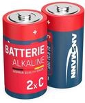 ANSMANN 1513-0000 Baby C Red Alkaline Batterien rot
