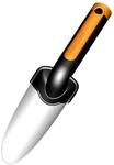 Fiskars Pflanzkelle, L&auml;nge 27 cm, Rostfreie Stahl-Kelle, Schwarz/Orange, Premium,