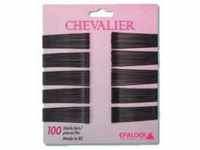 Efalock Professional Chevalier Haarklemmen, 7 cm, schwarz, 1er Pack, (1x 100...