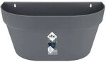 elho loft urban Wall Basket 40 Blumenkasten &ndash; Ovale Wandampel in Anthrazit &ndash;
