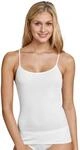 Schiesser Damen Spaghettitop Unterhemd - Luxury Baumwolle, Weiss_200762, 38