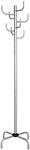 HAKU Garderobenst&auml;nder alu, Metall Standgarderobe - Ma&szlig;e: H 180 x &Oslash; 37 cm, Style: