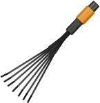 Fiskars Kleinf&auml;cherbesen, Werkzeugkopf, Mit 7 Zinken, Breite: 12 cm, Stahl-Zinken,